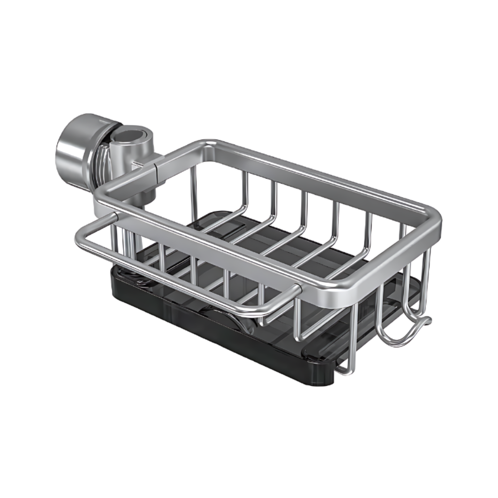 Kitchen Sink Caddy Organizer for Dish Drying and Storage Basket