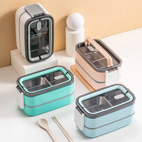 Bento Lunch Container - Stylish, Leakproof Meal Storage Solution