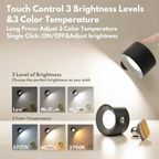 Rechargeable LED Wall Light with Adjustable Magnetic Base