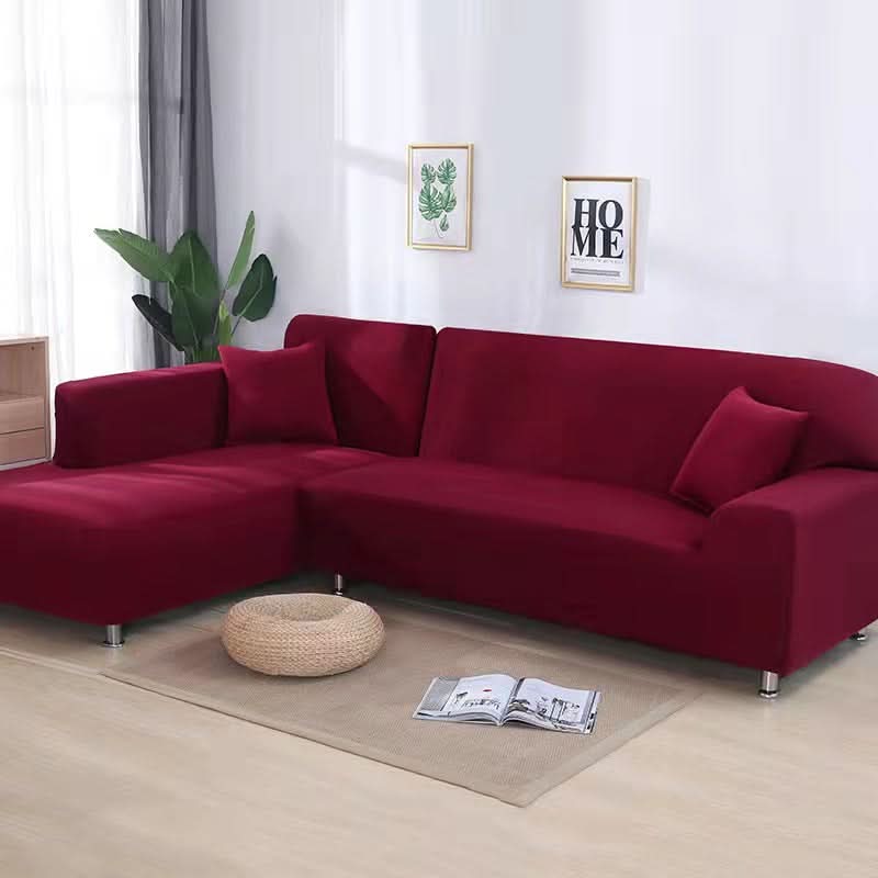 Soft Velvet Couch Protector – Stretchable Fabric Cover