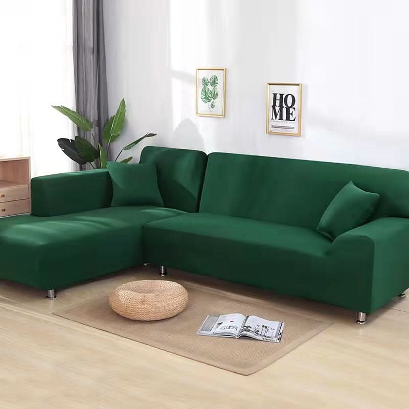 Soft Velvet Couch Protector – Stretchable Fabric Cover