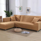 Soft Velvet Couch Protector – Stretchable Fabric Cover