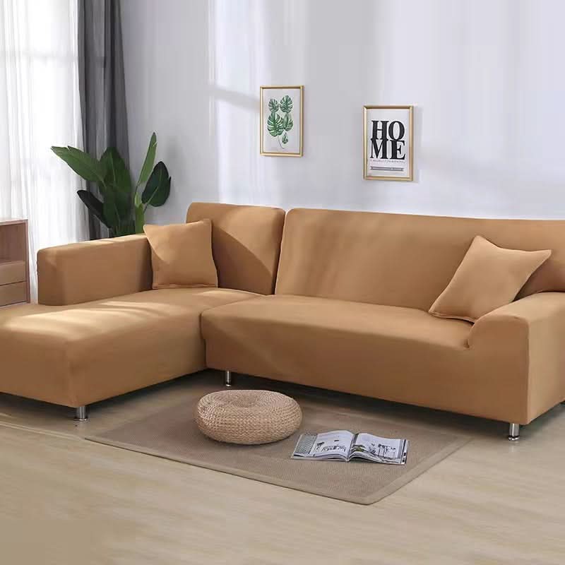 Soft Velvet Couch Protector – Stretchable Fabric Cover