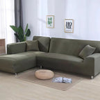 Soft Velvet Couch Protector – Stretchable Fabric Cover