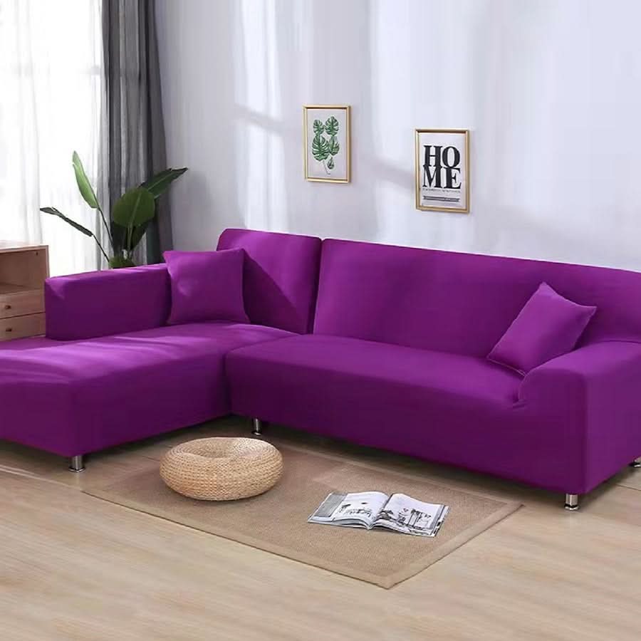 Soft Velvet Couch Protector – Stretchable Fabric Cover