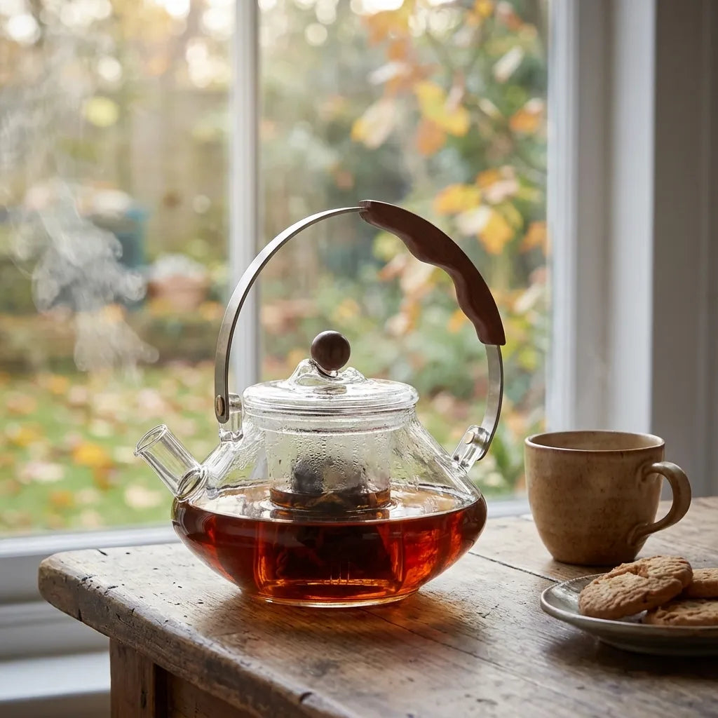 Elegance Glass Tea Infuser Kettle
