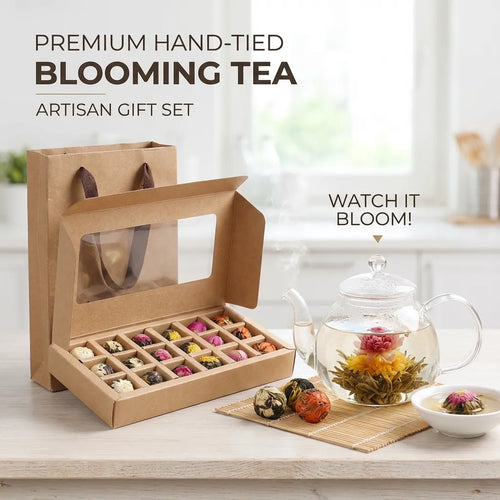 18 Artisan Tea Blossoms | Exquisite Pu-erh Floral Infusion
