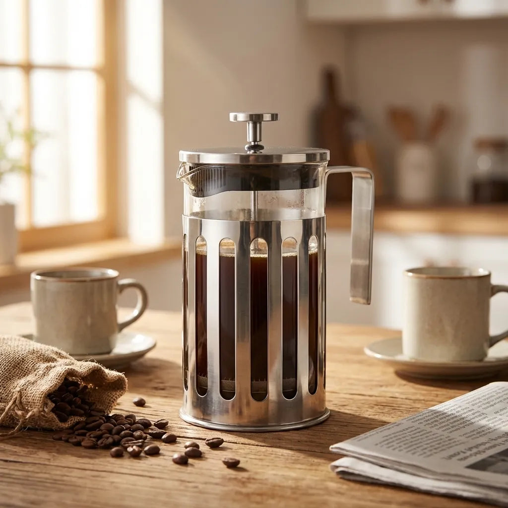 BrewMaster Classic French Press Coffee Maker
