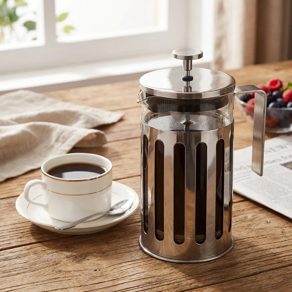 BrewMaster Classic French Press Coffee Maker