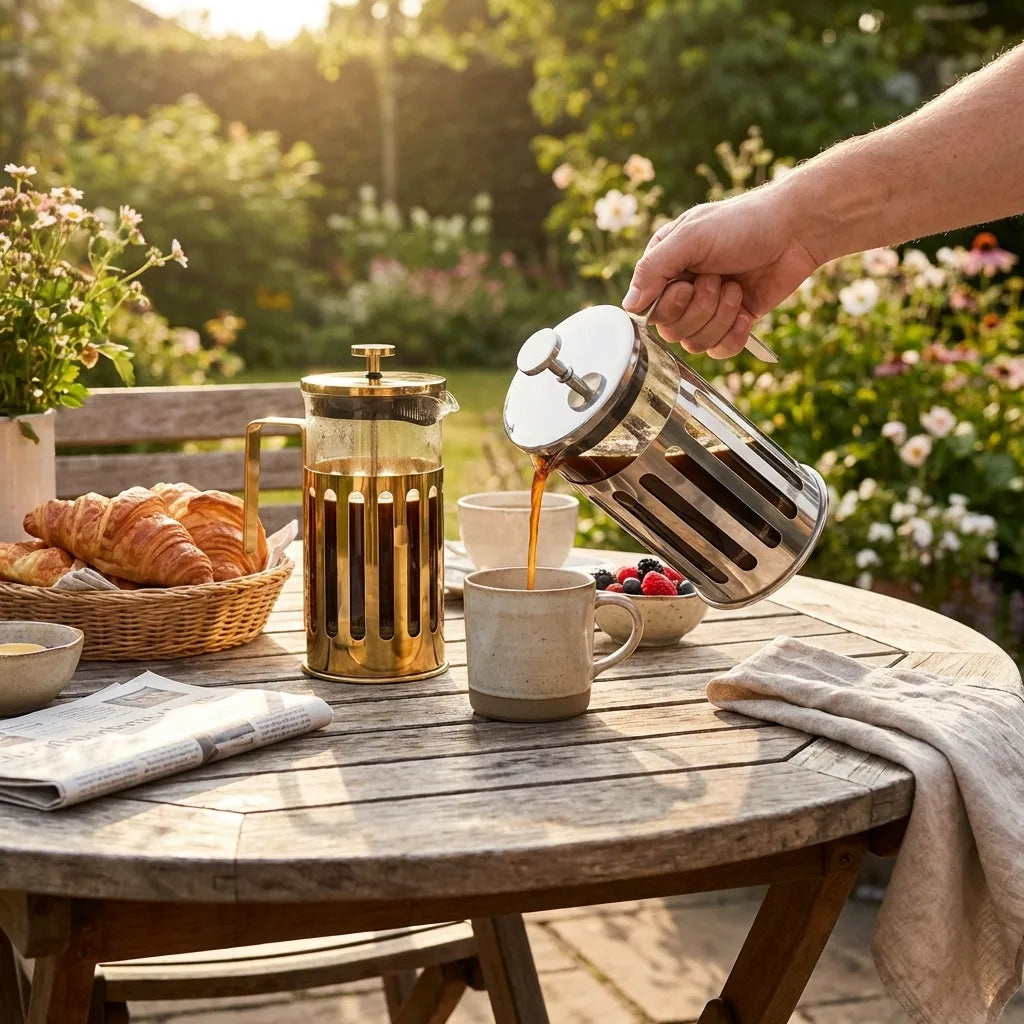 BrewMaster Classic French Press Coffee Maker