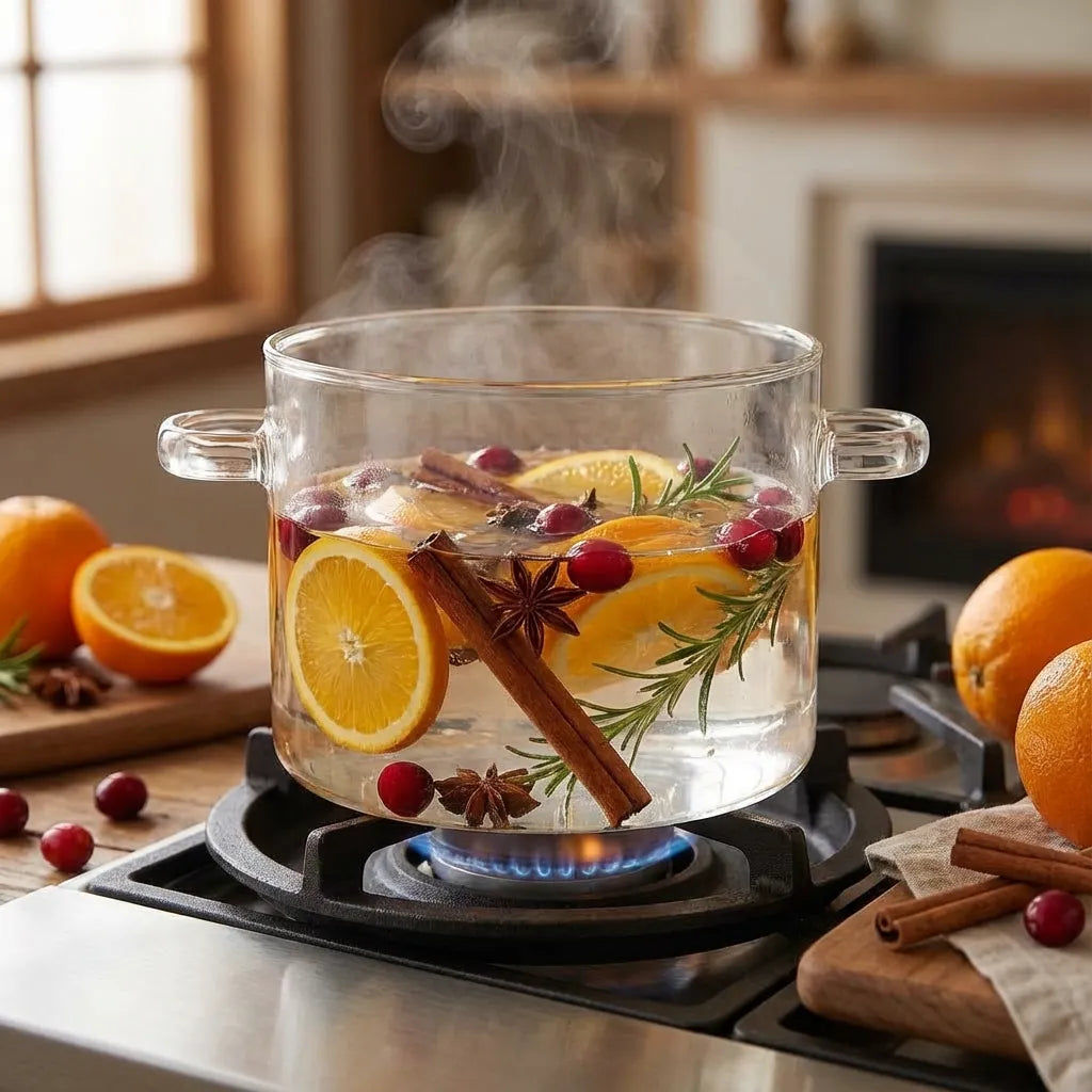 Clarity Glass Simmer Pot – Borosilicate Cookware