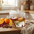 Clarity Glass Simmer Pot – Borosilicate Cookware
