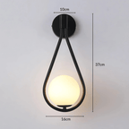 Teardrop Wall Lamp – Contemporary Droplet Light Fixture