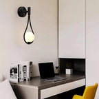 Teardrop Wall Lamp – Contemporary Droplet Light Fixture