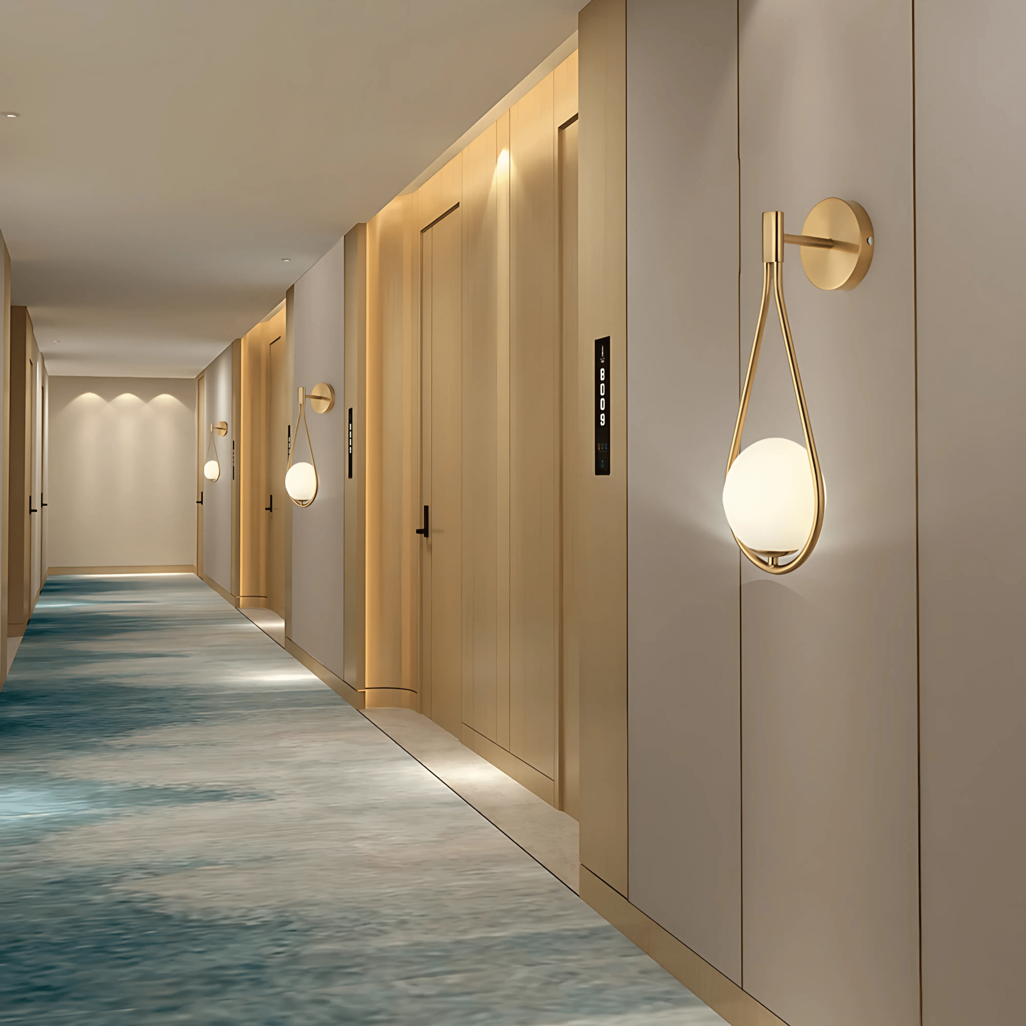 Teardrop Wall Lamp – Contemporary Droplet Light Fixture