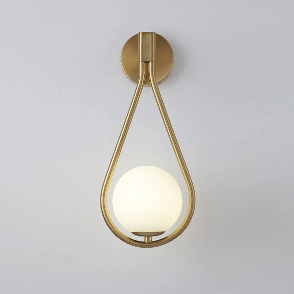 Teardrop Wall Lamp – Contemporary Droplet Light Fixture