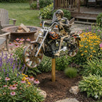 Stainless Steel Vintage Chopper Wind Chime (Garden Stake)