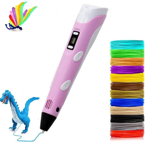 3D Printing Pen Odorless PLA & Adjustable Temperature