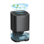 Dehumidifier 1000ml Quiet 2-in-1 Air Filtration