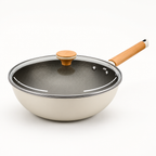 Titanium Non-Stick PTFE & PFOA-Free Induction-Ready Wok