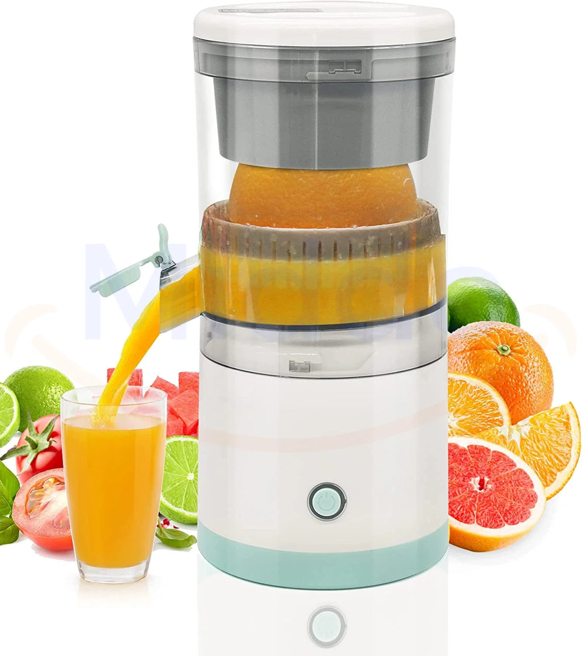 Citrus Juicer Cordless Stainless Steel Blades 2-3 Glass Capacity