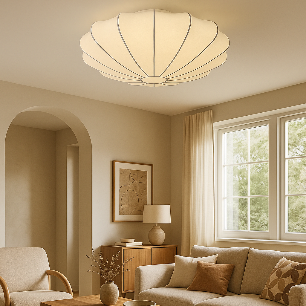 Ceiling Light with Soft Glow Design Inspired by Petals