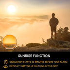 Wake-Up Light Alarm Clock Sunrise & Sunset Simulation