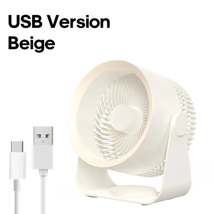 Portable Fan Mountable Wireless Rechargeable