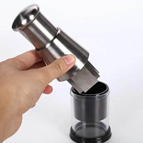 Manual Vegetable Cutter Zigzag Blade Stainless Steel Integrated Bowl