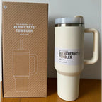 Insulated Tumbler 1.2L Stainless Steel Handle Lid