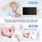 Baby Monitor 5-Inch HD Pan & Tilt Two-Way Talk
