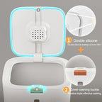 Rice Storage Container Airtight Silicone Seal & Push-Button Dispenser