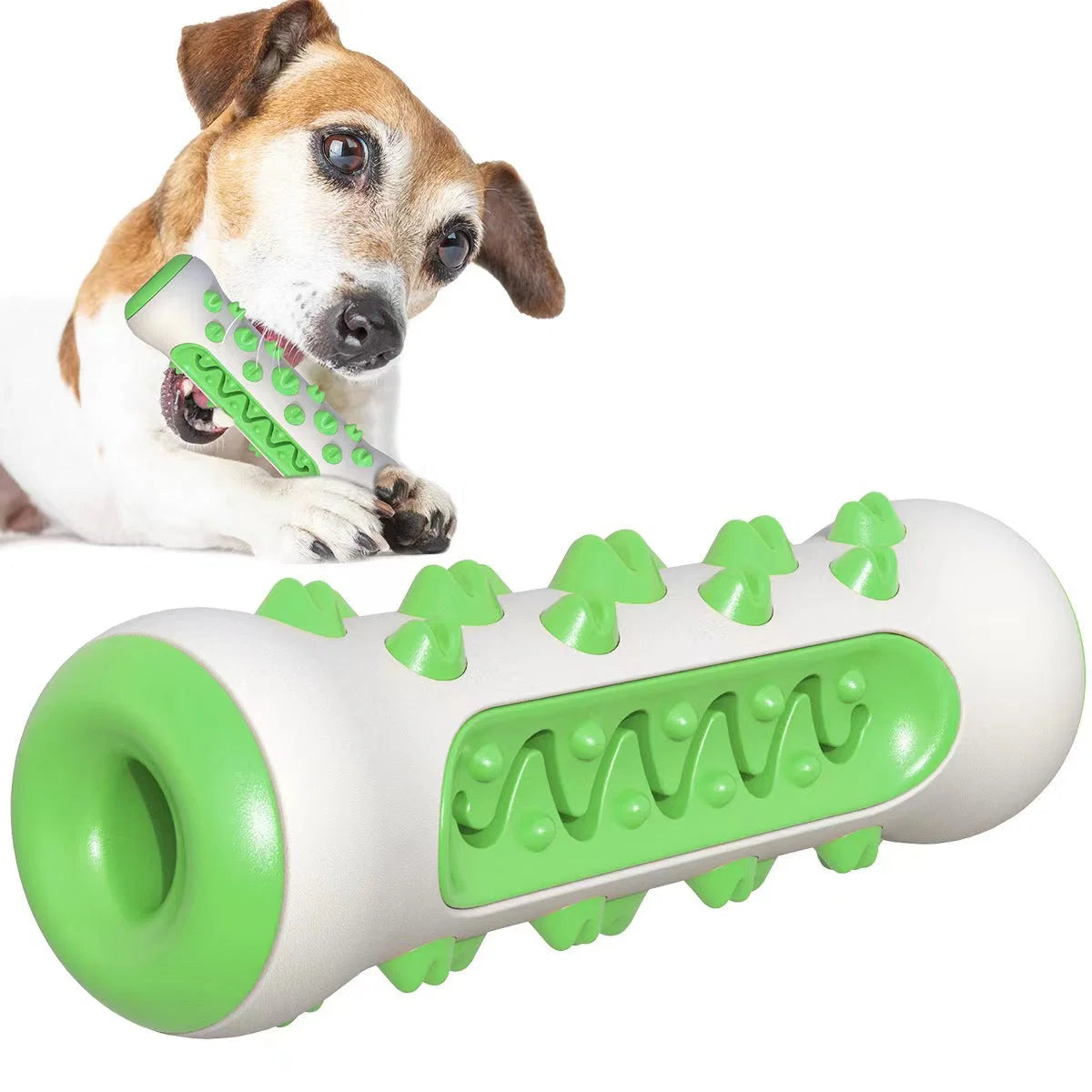 Dog Chew Toy Dental Cleaning & Treat-Dispensing Durable Rubber
