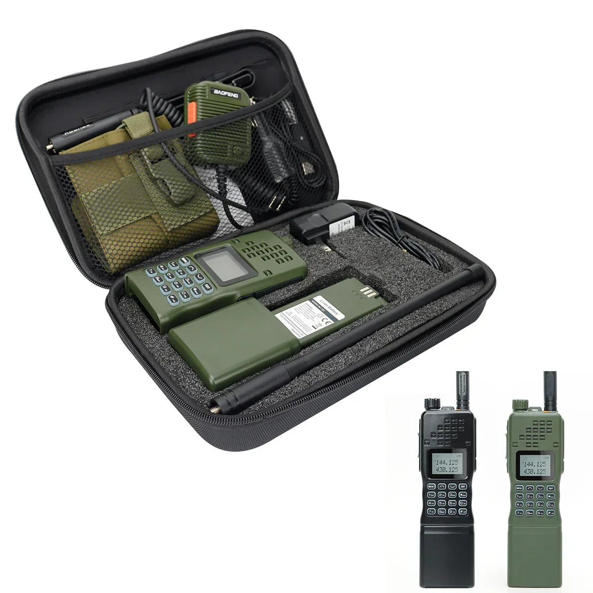 Walkie Talkie Dual-Band 15W 12,000mAh