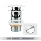 Pop-Up Drain Plug Brass & Stainless Set of 2