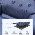 Camping Air Mattress Extra-Wide Diamond Top Dual Valve