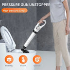 Drain Unblocker Adjustable 14.5–116 PSI With Five Attachments