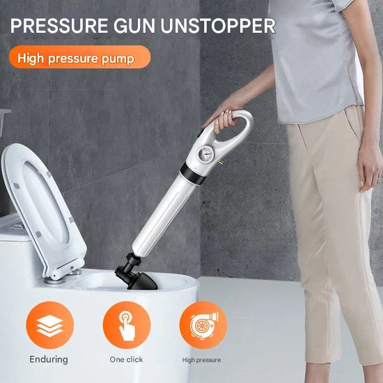 Drain Unblocker Adjustable 14.5–116 PSI With Five Attachments