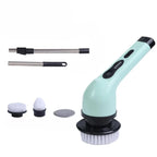 Electric Spin Cleaning Brush 9 Interchangeable Heads Rechargeable