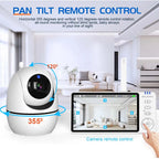 Baby Monitor 5-Inch HD Pan & Tilt Two-Way Talk