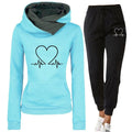 Tracksuit Set Ultrasoft Cotton Loose Straight Fit Double-Stitched