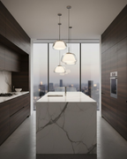 Frosted & Translucent Glass Dome Pendant Light