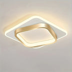 Geometric Flush Mount Ceiling Light – Modern Square LED Design