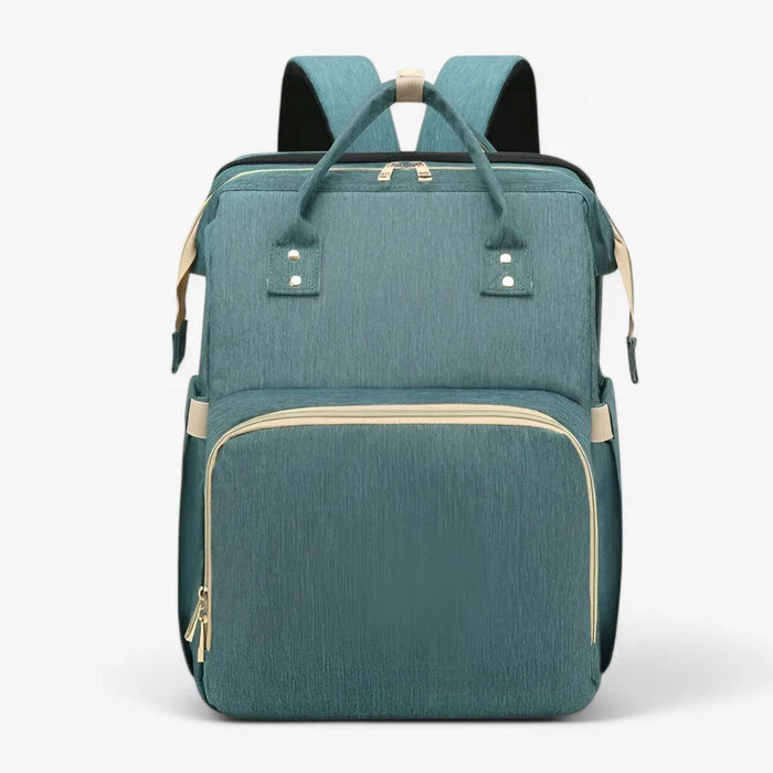 Changing Bag Fold-Out Baby Bed Water-Repellent & Multiple Pockets