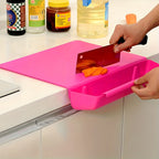 Portable Kitchen Cutting Board with Storage Box – 2-in-1 Design