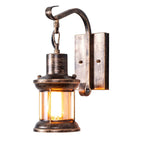 Rustic Metal Wall Light Fixture