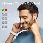 Wireless Earbuds Bluetooth 5.3 20-Hour Battery Touch Controls