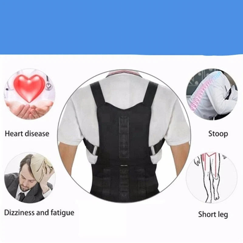 Back Brace Magnetic Ergonomic Posture Support