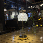 Rechargeable LED Bedside Lamp with Crystal Touch Control
