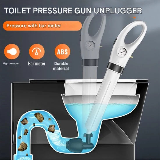 Drain Unblocker Adjustable 14.5–116 PSI With Five Attachments